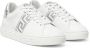 Versace Wit Zwart Kalfsleer Sneaker White Heren - Thumbnail 4