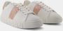 Versace Wit Roze Sneakers Suède Leer Vetersluiting White Dames - Thumbnail 2