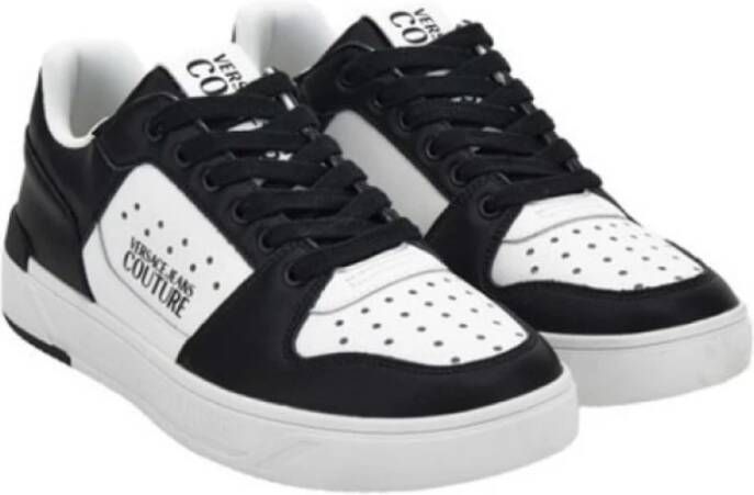 Versace Witte lage sneakers met logo Multicolor Heren