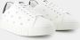 Versace Witte Leren Sneakers Ronde Neus White Dames - Thumbnail 2