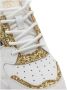 Versace Witte Sneakers met Gouden Glitterdetails White Dames - Thumbnail 4