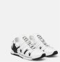 Versace Witte Sneakers met Gouden Logo Print White Heren - Thumbnail 2