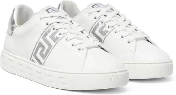 Versace Witte Sneakers met Greca Details White Heren