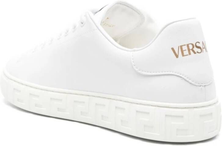 Versace Witte Sneakers met Greca Zool Detail White Dames