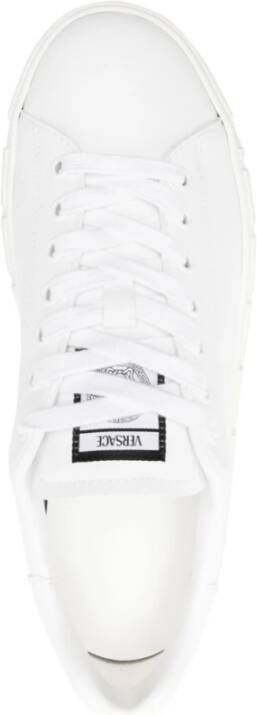 Versace Witte Sneakers met Greca Zool Detail White Dames