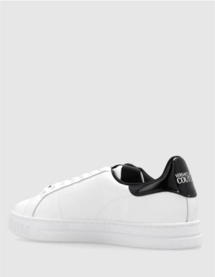 Versace Witte Sneakers met Zijlogo White Heren