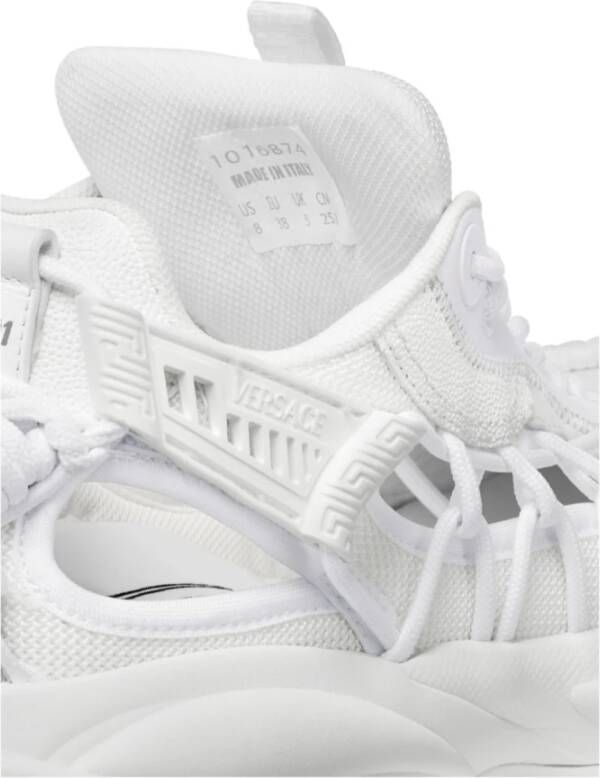 Versace Witte Sneakers voor een stijlvolle look White Heren