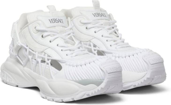 Versace Witte Sneakers voor een stijlvolle look White Heren