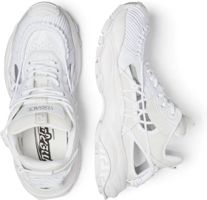 Versace Witte Sneakers voor een stijlvolle look White Heren