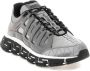 Versace Zilveren Stoffen Sneakers voor Heren Gray Heren - Thumbnail 2