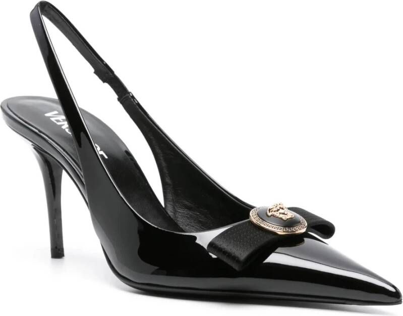 Versace Zwart Goud Schoenen Black Dames