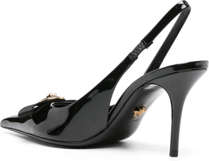 Versace Zwart Goud Schoenen Black Dames