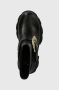 Versace Zwarte Barok Enkel Gesp Platte Schoenen Black Dames - Thumbnail 3