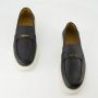 Versace Zwarte korrelige leren loafers Lente-Zomer 2025 Black Heren - Thumbnail 6