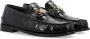 Versace Zwarte Krokodil Loafers Aw24 Black Heren - Thumbnail 2