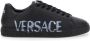 Versace Zwarte Lage Top Sneakers Grieks Motief Black Heren - Thumbnail 3