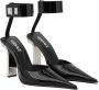 Versace Zwarte Lakleren Hoge Hak Sandalen Black Dames - Thumbnail 2