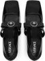 Versace Zwarte Lakleren Strik Detail Hakken Black Dames - Thumbnail 2