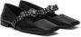 Versace Zwarte leren ballerina schoenen Black Dames - Thumbnail 2