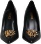 Versace Zwarte leren hoge hakken pumps Black Dames - Thumbnail 2