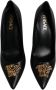 Versace Zwarte leren hoge hakken pumps Black Dames - Thumbnail 3