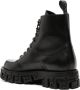 Versace Zwarte Leren Schoenen Black Heren - Thumbnail 3