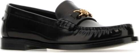 Versace Zwarte Medusa Loafers Black Dames