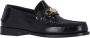 Versace Medusa Plaque Zwarte Kalfleren Mocassins Black Heren - Thumbnail 2