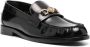 Versace Gouden Medusa '95 Leren Mocassins Black Dames - Thumbnail 5