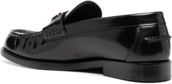 Versace Zwarte Mocassins voor Vrouwen Black Dames