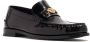 Versace Medusa Plaque Zwarte Kalfleren Mocassins Black Heren - Thumbnail 4