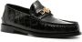 Versace Zwarte platte schoenen met Medusa 95 hardware Black Heren - Thumbnail 8