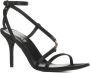 Versace Zwarte Satijnen Sandalen met Medusa Detail Black Dames - Thumbnail 2