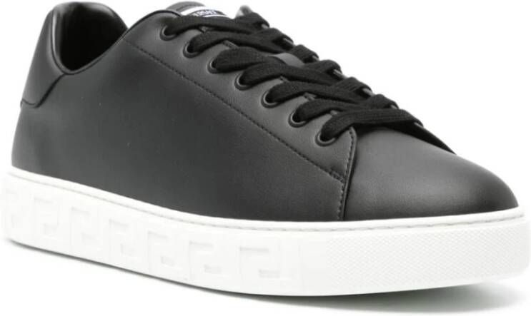 Versace Zwarte Sneaker Schoenen Black Heren