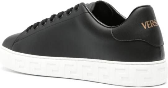 Versace Zwarte Sneaker Schoenen Black Heren