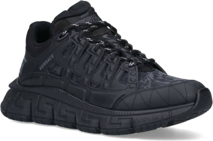 Versace Zwarte Sneakers Black Heren