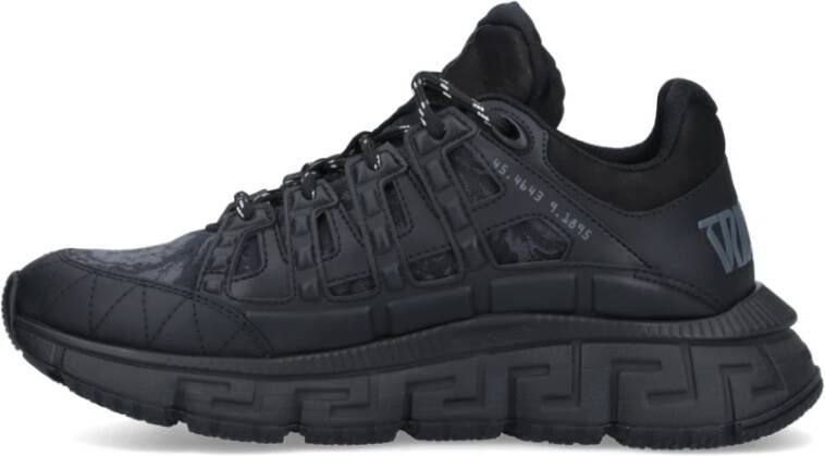 Versace Zwarte Sneakers Black Heren