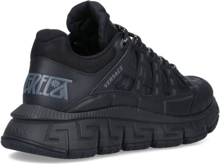 Versace Zwarte Sneakers Black Heren