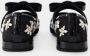 Versace Zwarte Strik Platte Schoenen Leer Black Dames - Thumbnail 3