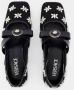 Versace Zwarte Strik Platte Schoenen Leer Black Dames - Thumbnail 4