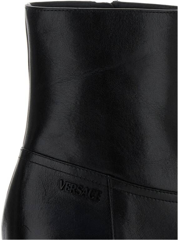 Versace Zwarte Westernlaarzen Black Heren