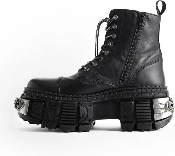 Vetements Boots Black Heren