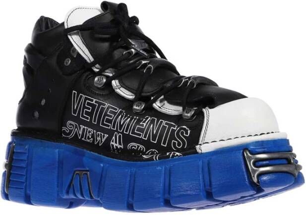 Vetements Platform Sneakers Black Dames