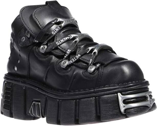 Vetements Platform Sneakers Black Dames