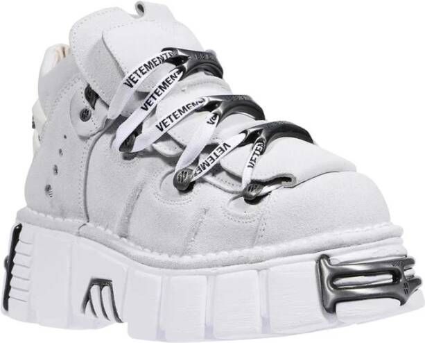 Vetements Platform Sneakers White Dames