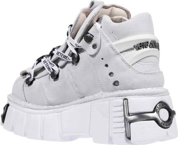 Vetements Platform Sneakers White Dames