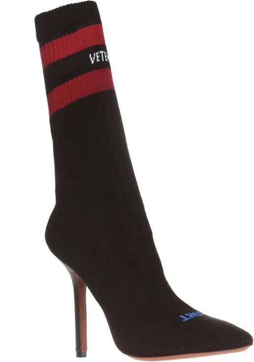 Vetements Stiletto schoenen met een sok Black Dames