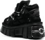 Vetements Chunky Fur Platform Winterlaarzen Black Dames - Thumbnail 3