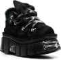 Vetements Chunky Fur Platform Winterlaarzen Black Dames - Thumbnail 4