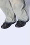 Vetements Chunky Sole Leren High-Top Sneakers Black Heren - Thumbnail 2